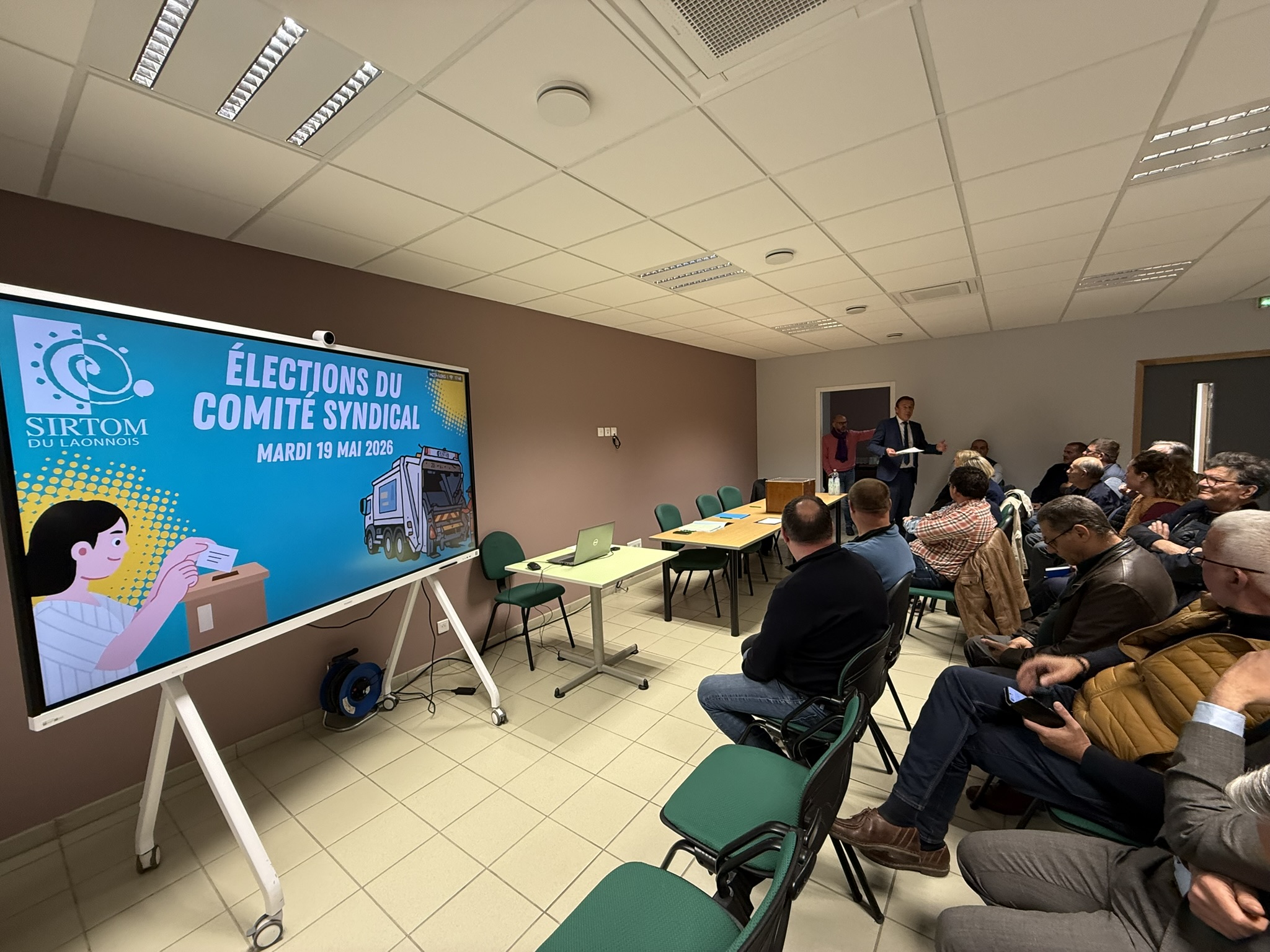 Résultats des élections du comité syndical du SIRTOM du Laonnois